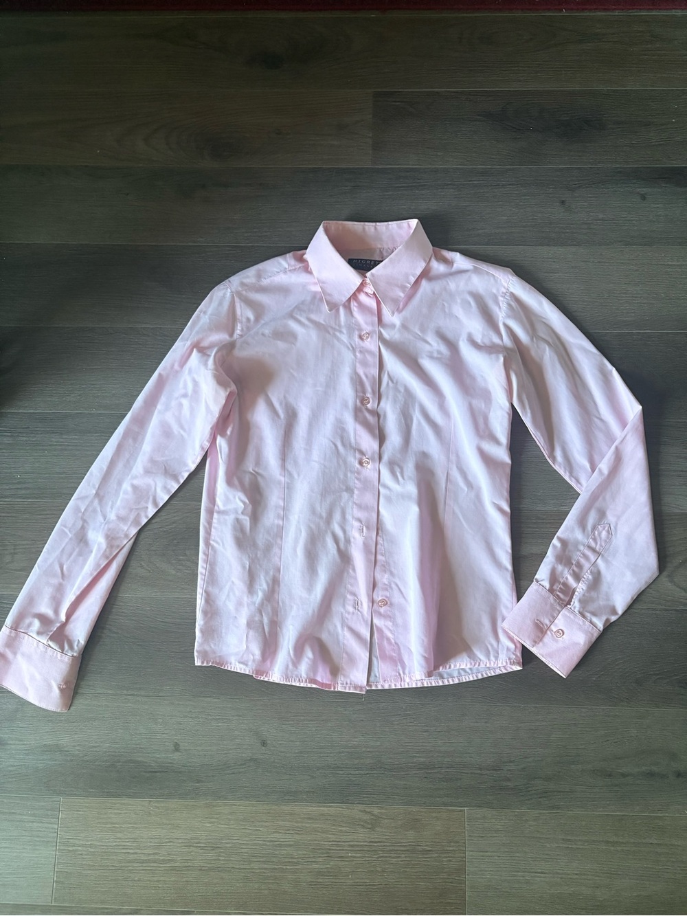 Y2K Pink button down shirt